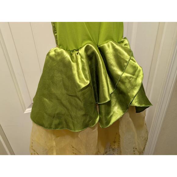 Disguise Disney Tiana Girls 5-6 Princess & The Frog Halloween Costume Dress - Picture 10 of 12